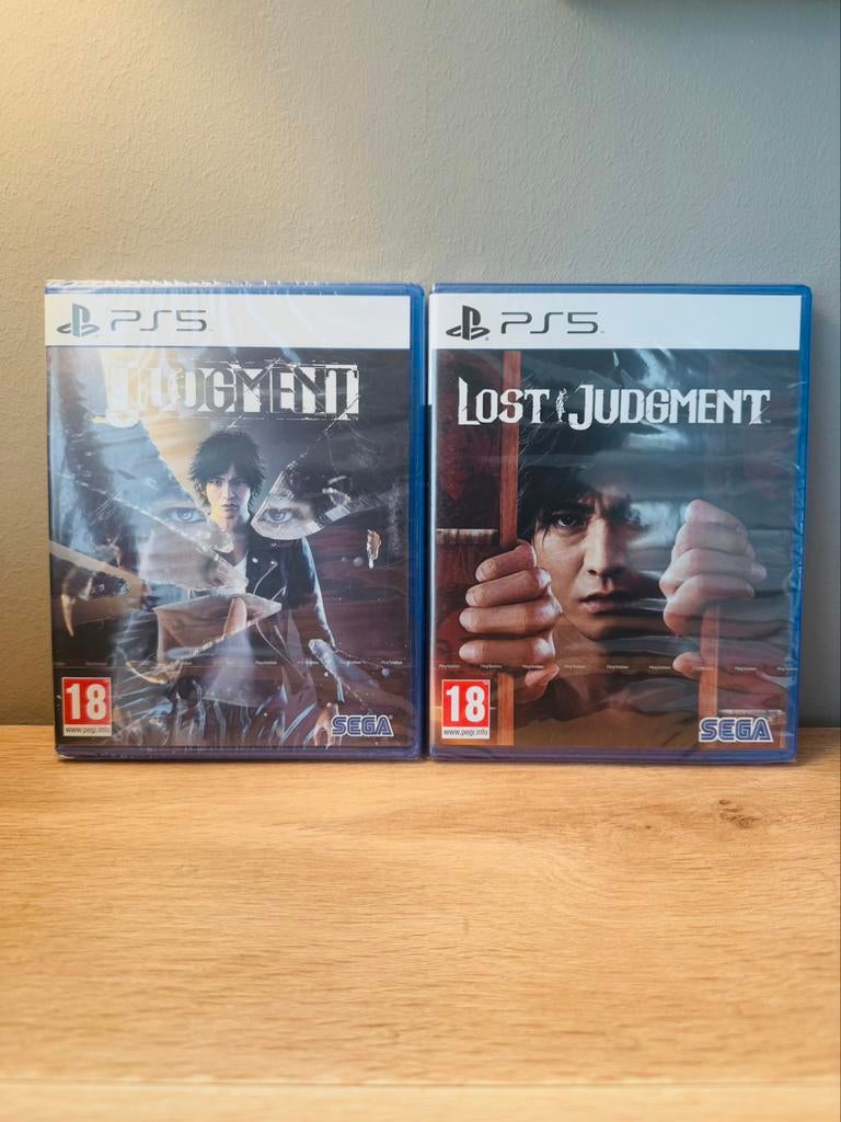 NEUFS - Lot 2 jeux PS5 Judgment et Lost Judgment, Consoles de jeu & Jeux vidéo, Jeux | Sony PlayStation 5, Neuf, Enlèvement ou Envoi