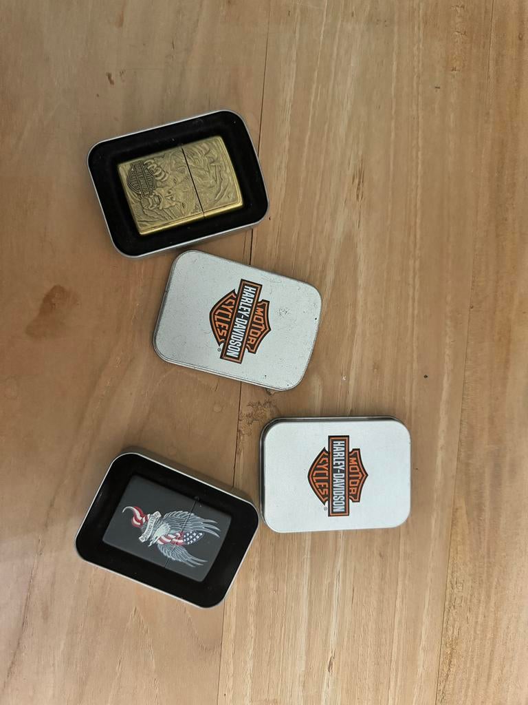 Originele Zippo-aansteker uit de Harley-collectie, Zo goed als nieuw