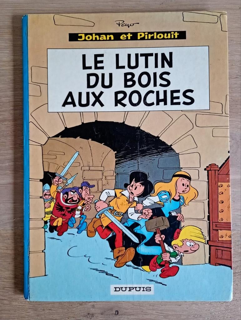 Johan et Pirlouit 3 Le lutin du Bois aux roches Peyo 1967, Peyo, Enlèvement ou Envoi, Une BD, Utilisé
