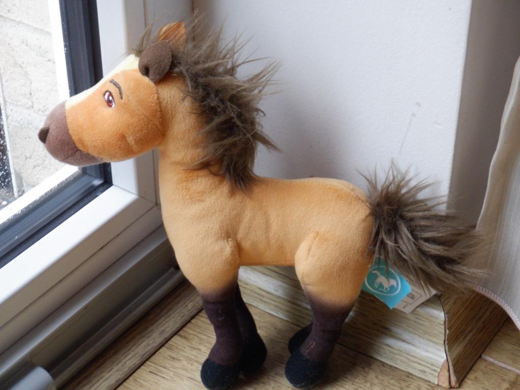 Spirit knuffel 18 cm - als nieuw, Enlèvement ou Envoi, Comme neuf, Cheval
