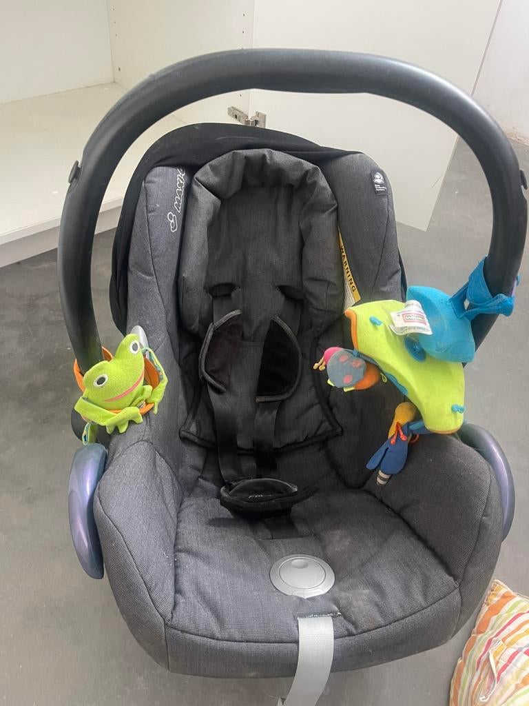 Maxi cosi, Ophalen, Gebruikt