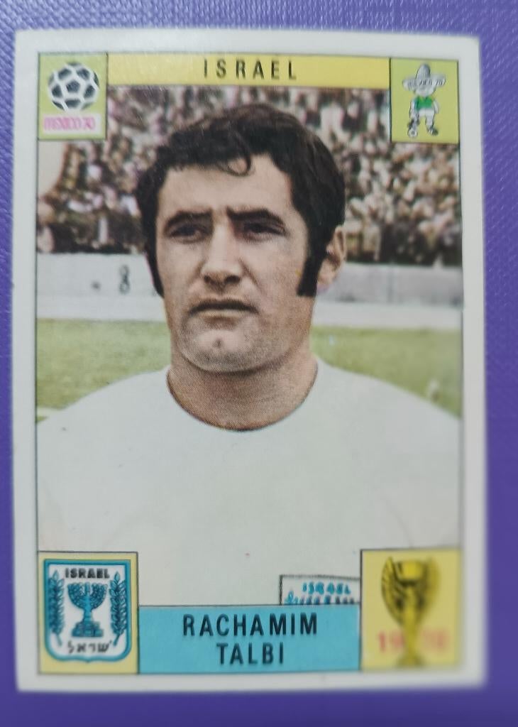 Panini KAART prent anno 1970 voetbal WK Mexico 70 TALBI, Hobby en Vrije tijd, Stickers en Plaatjes, Plaatje, Verzenden