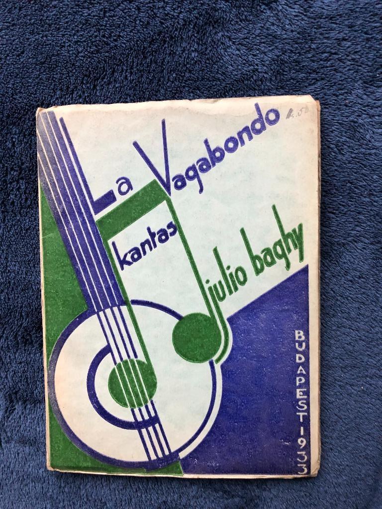 Gedichtenbundel ESPRANTO (Julio Baghy) 1933, Ophalen of Verzenden
