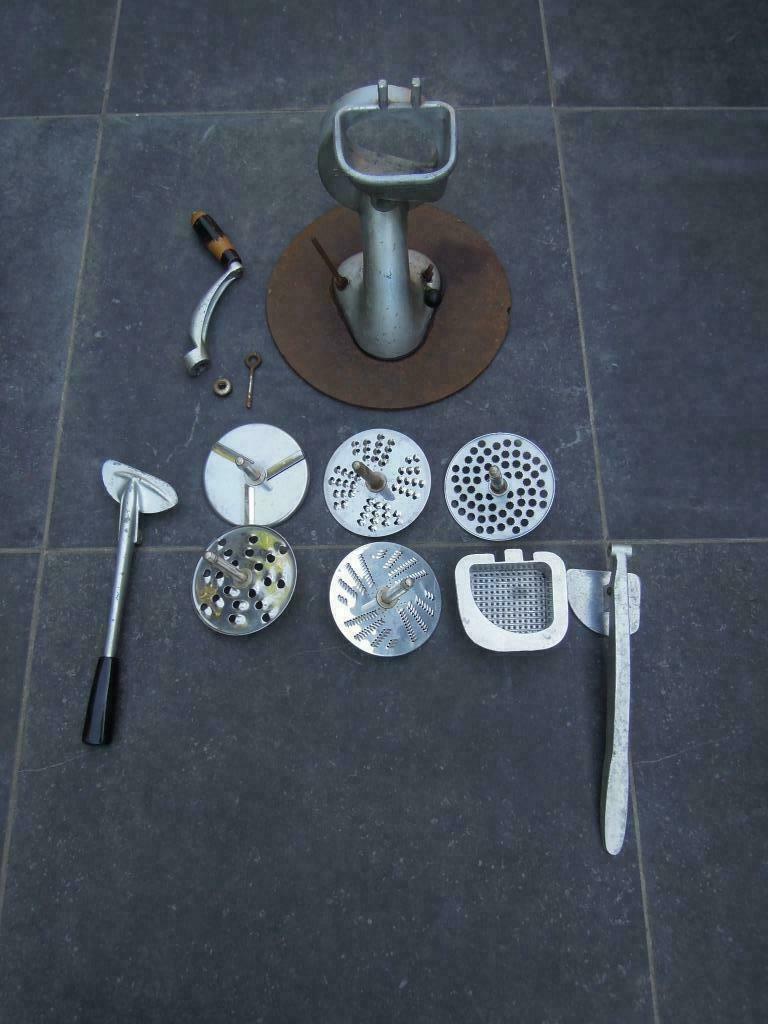 brocante groetensnijder Minna Duits DBP handmatig manueel, Ophalen of Verzenden