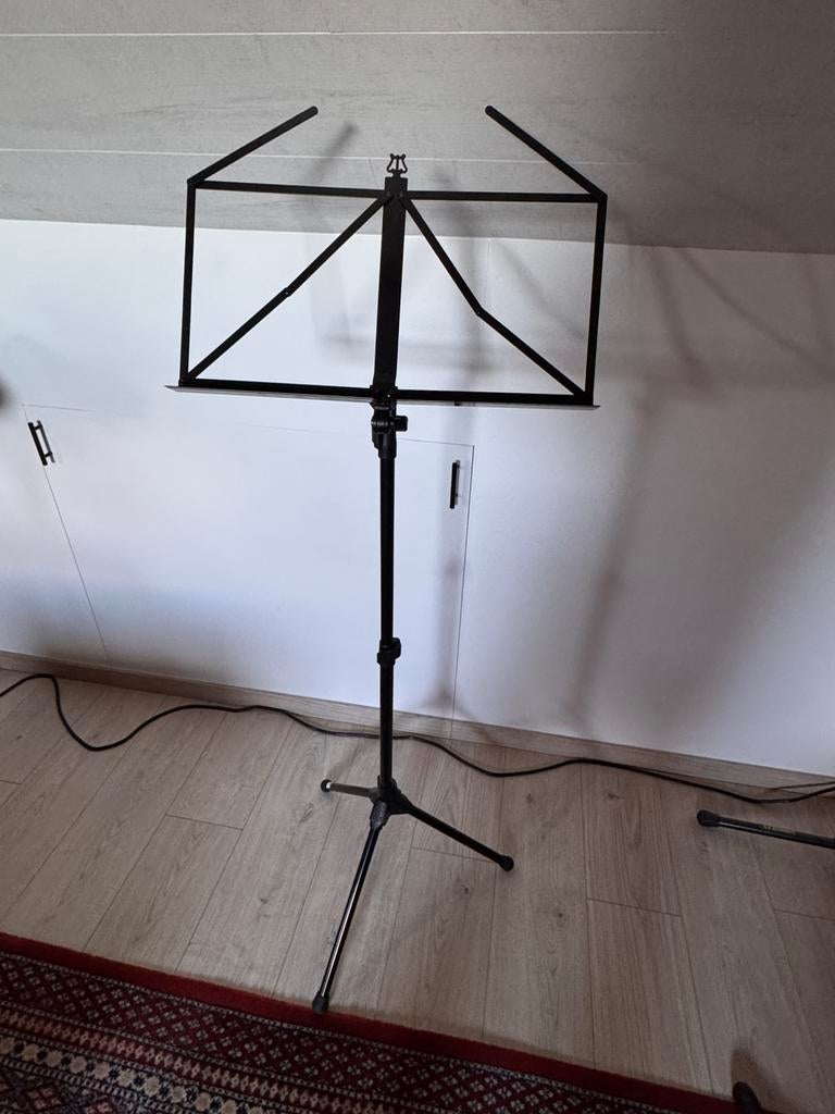 Muziek partituur standaard, Muziek en Instrumenten, Ophalen, Zo goed als nieuw