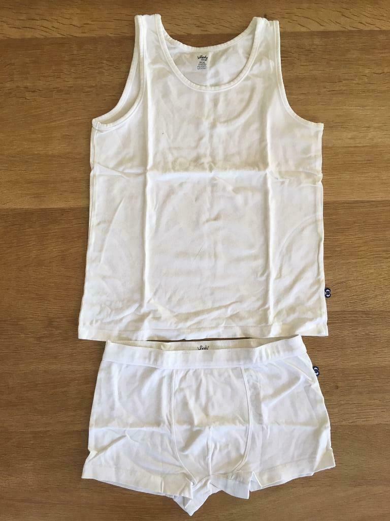 Woody ondergoed jongen wit 14 jaar, Ophalen of Verzenden, Zo goed als nieuw, Jongen, Nacht- of Onderkleding