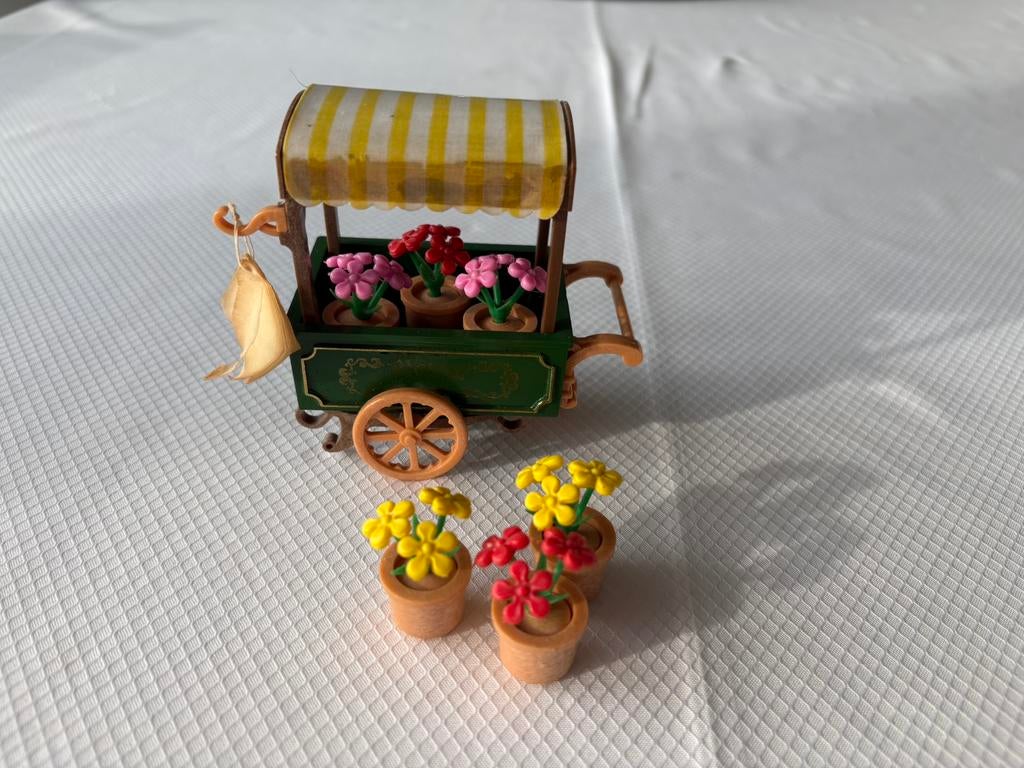 Chariot marchand de fleurs Sylvanian Families vintage, Verzamelen, Ophalen of Verzenden, Gebruikt