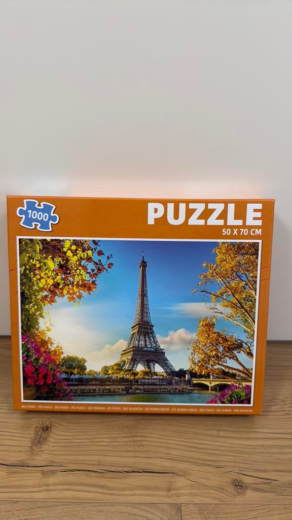 Eiffeltoren puzzel, Hobby en Vrije tijd, Ophalen of Verzenden, Zo goed als nieuw