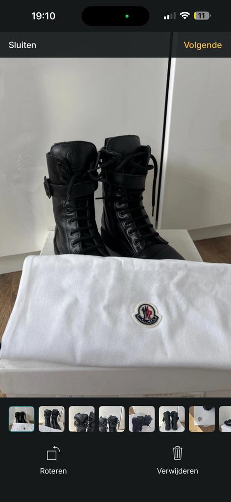 Chaussures Moncler en parfait état, Enfants & Bébés, Enlèvement ou Envoi, Comme neuf, Chaussures, Fille