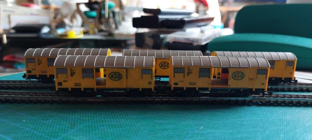 WAGONS À ESSIEUX H0LK 0604 FLEISCHMANN PICCOLO 2470 1/160, Enlèvement ou Envoi, Fleischmann, Wagon, Comme neuf