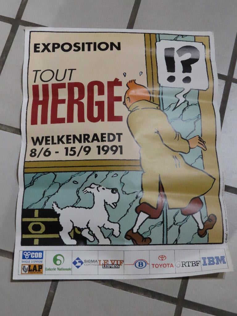 affiche Tintin, Enlèvement ou Envoi