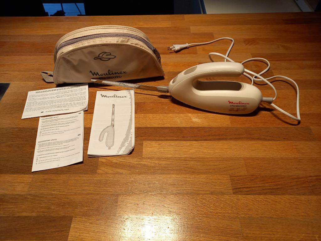 Moulinex Secanto Electrisch mes, Huis en Inrichting, Keuken | Keukenbenodigdheden, Ophalen of Verzenden, Zo goed als nieuw