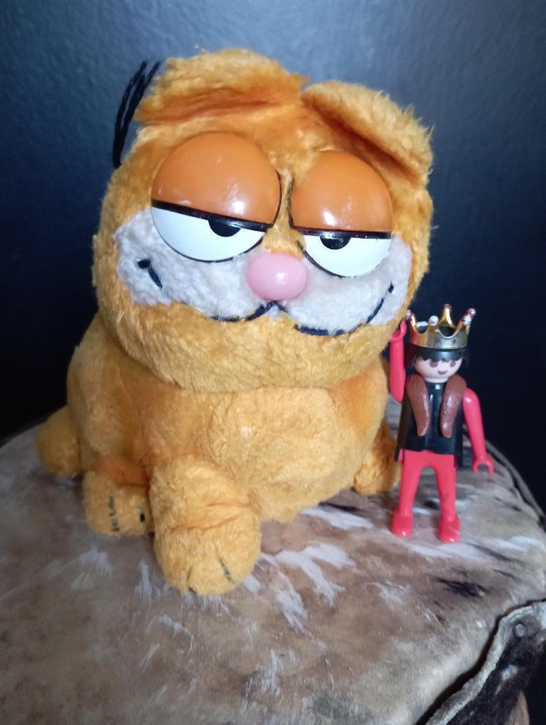 616) Oude Garfield knuffel, Enlèvement ou Envoi, Garfield, Utilisé, Statue ou Figurine