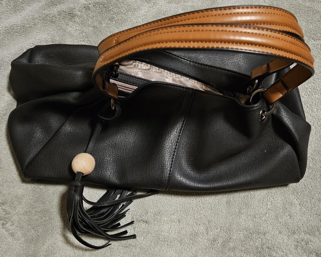 Handtas zwart, Handtassen en Accessoires, Ophalen, Zo goed als nieuw, Zwart, Handtas