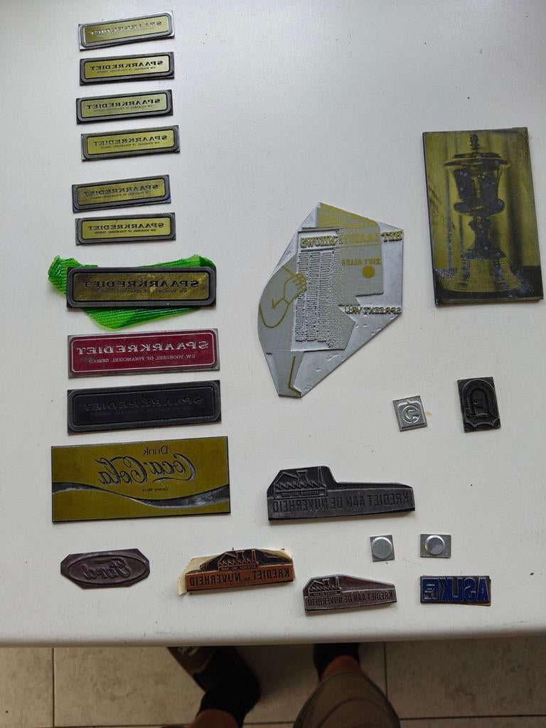 Metalen mallen, Antiek en Kunst, Ophalen of Verzenden