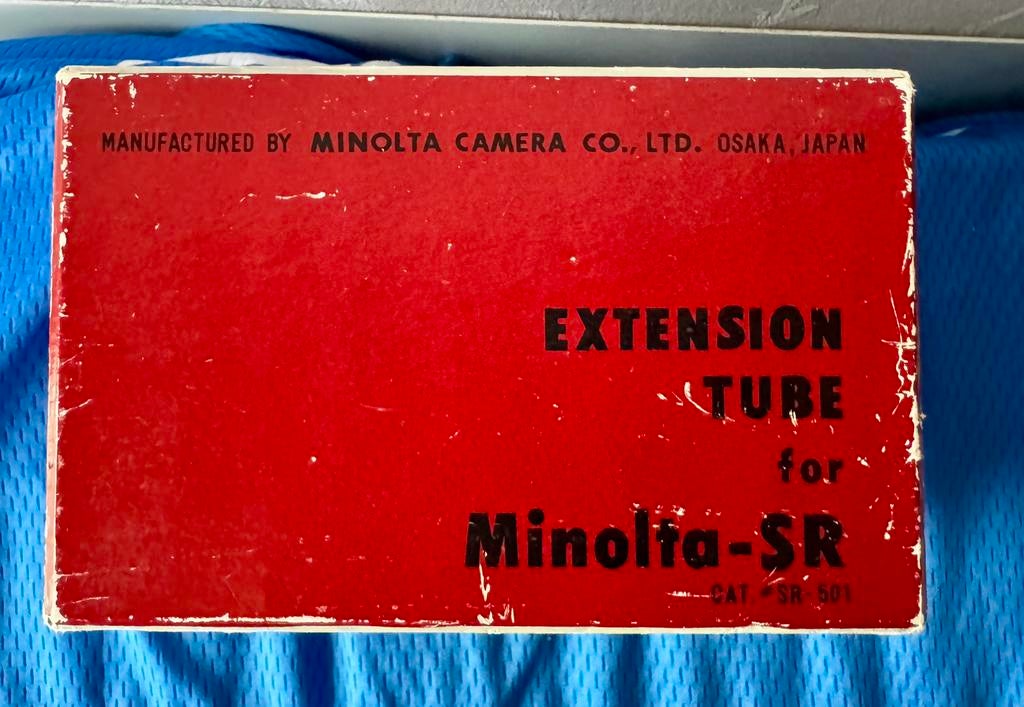 Minolta tussenringen voor macrofotografie, Audio, Tv en Foto, Foto | Lenzen en Objectieven, Ophalen, Zo goed als nieuw, Standaardlens