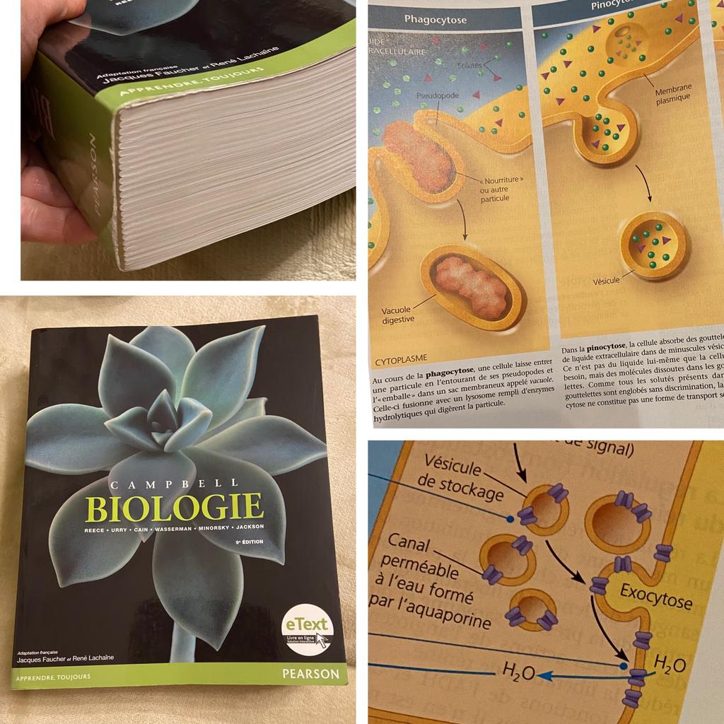 BIOLOGIE Campbell, Livres, Enlèvement ou Envoi, Comme neuf