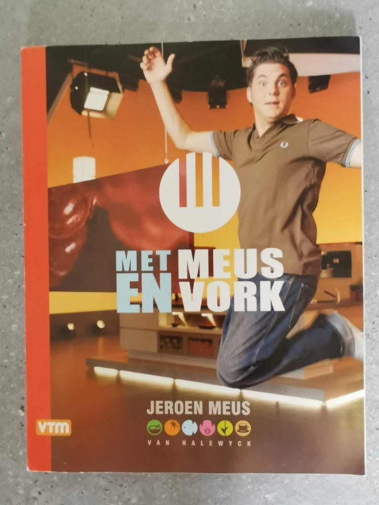 Met Meus en vork - 173 recepten van Jeroen Meus, Boeken, Kookboeken, Zo goed als nieuw, Ophalen of Verzenden