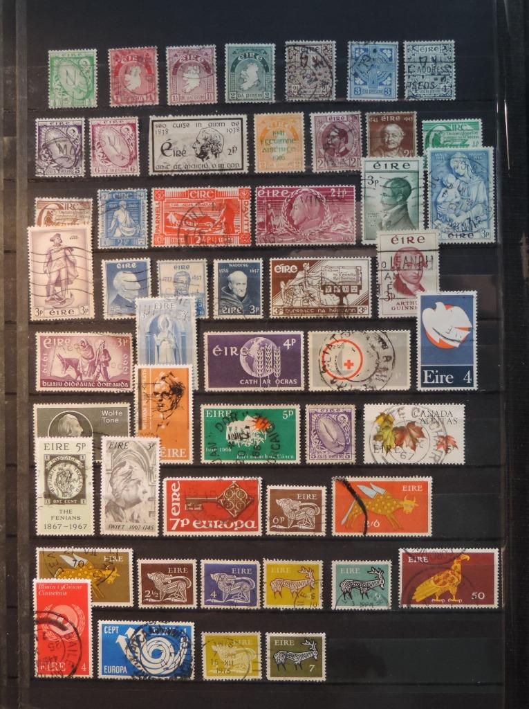 Irlande - 72 timbres oblitérés, Enlèvement ou Envoi, Irlande, Affranchi