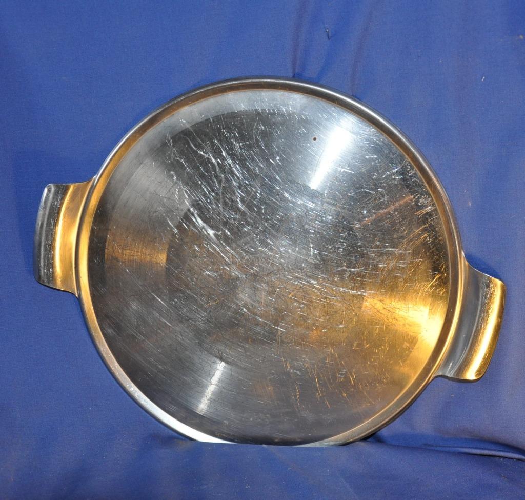 plat a tarte rond inoxydable, Enlèvement ou Envoi, Utilisé, Rond, Métal