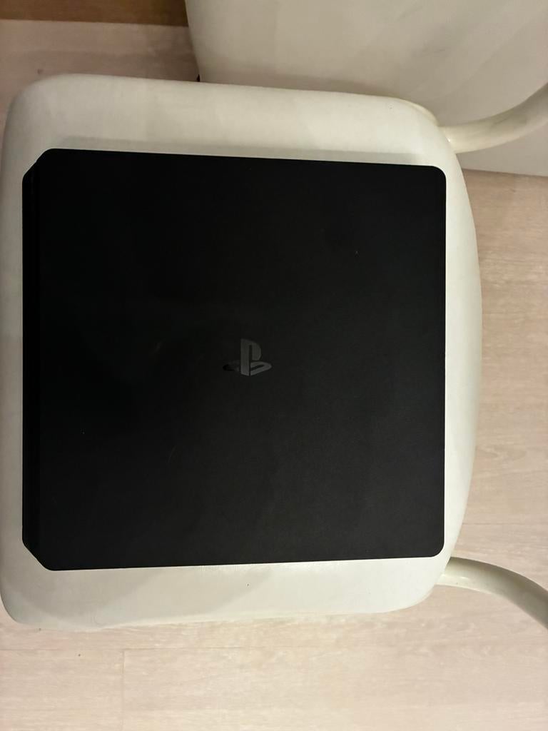 PS4 Slim+manette et casque, Enlèvement ou Envoi, 500 GB, Avec 1 manette, Slim