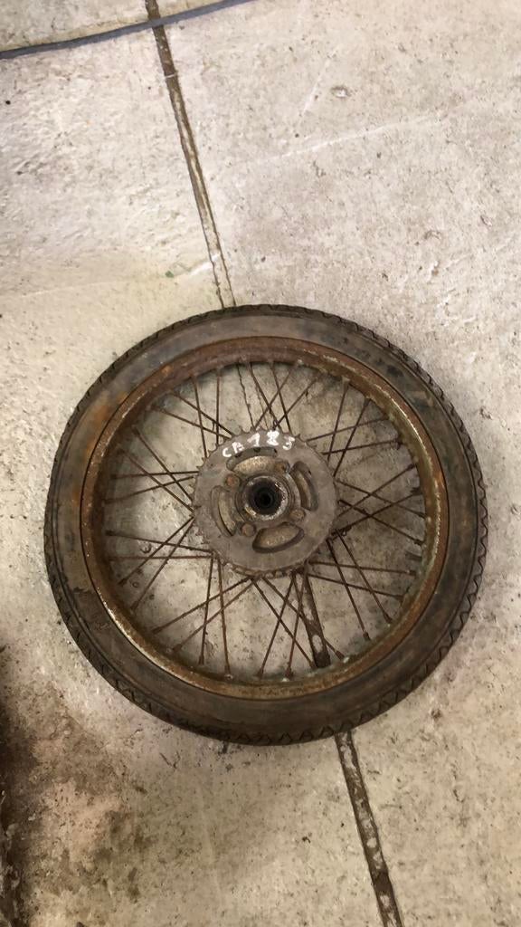 Roue arriere Honda CB 125, Motoren, Ophalen of Verzenden