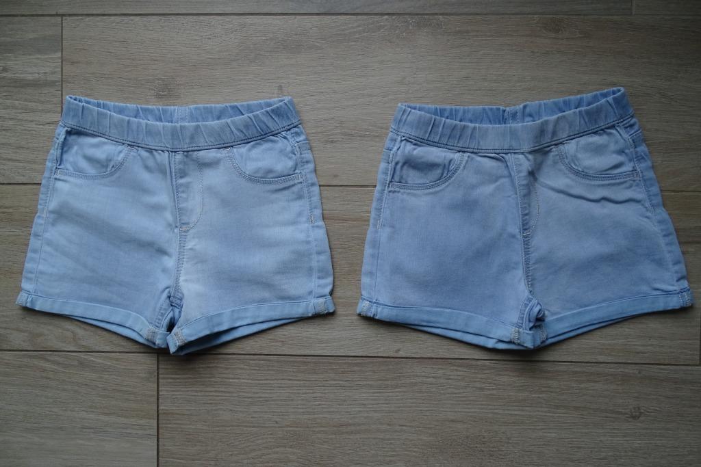 Set van 2 identieke jeansshortjes maat 128, Enfants & Bébés, Vêtements enfant | Taille 128, Pantalon, Enlèvement ou Envoi, H&M