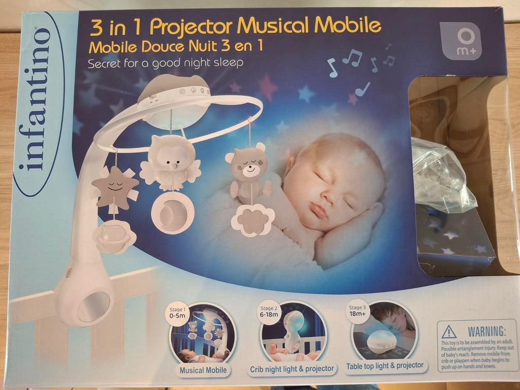 Muziekmobiel met licht, Kinderen en Baby's, Speelgoed | Babyspeelgoed, Ophalen, Met licht