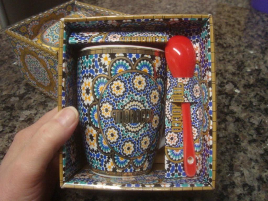 Coffrets cadeaux Tasses & Cuillères – Design Maroc, Maison & Meubles, Envoi, Neuf, Céramique, Tasse(s) et/ou soucoupe(s)