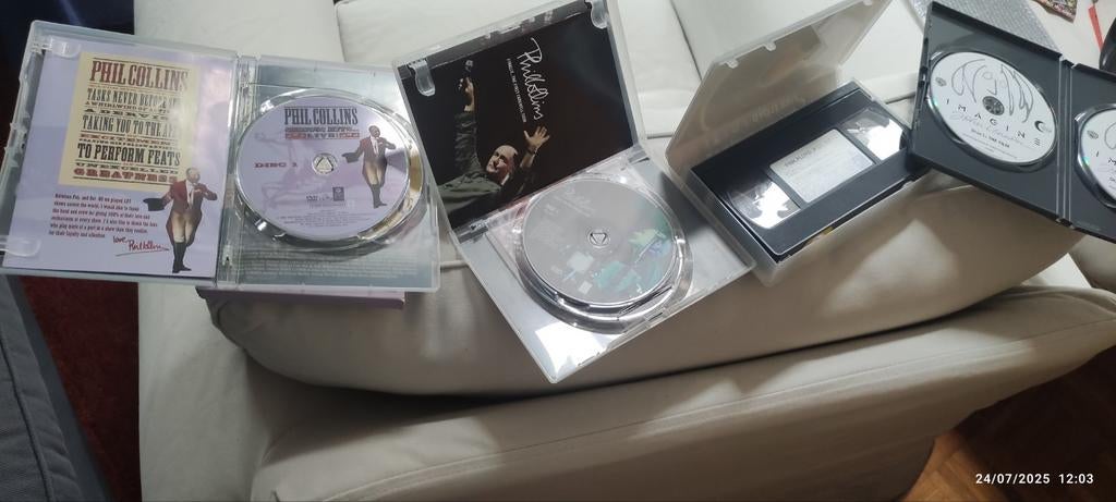 PHIL COLLINS 4 DVD PINK FLOYD K7 JOHN LENNON DVD, Ophalen of Verzenden