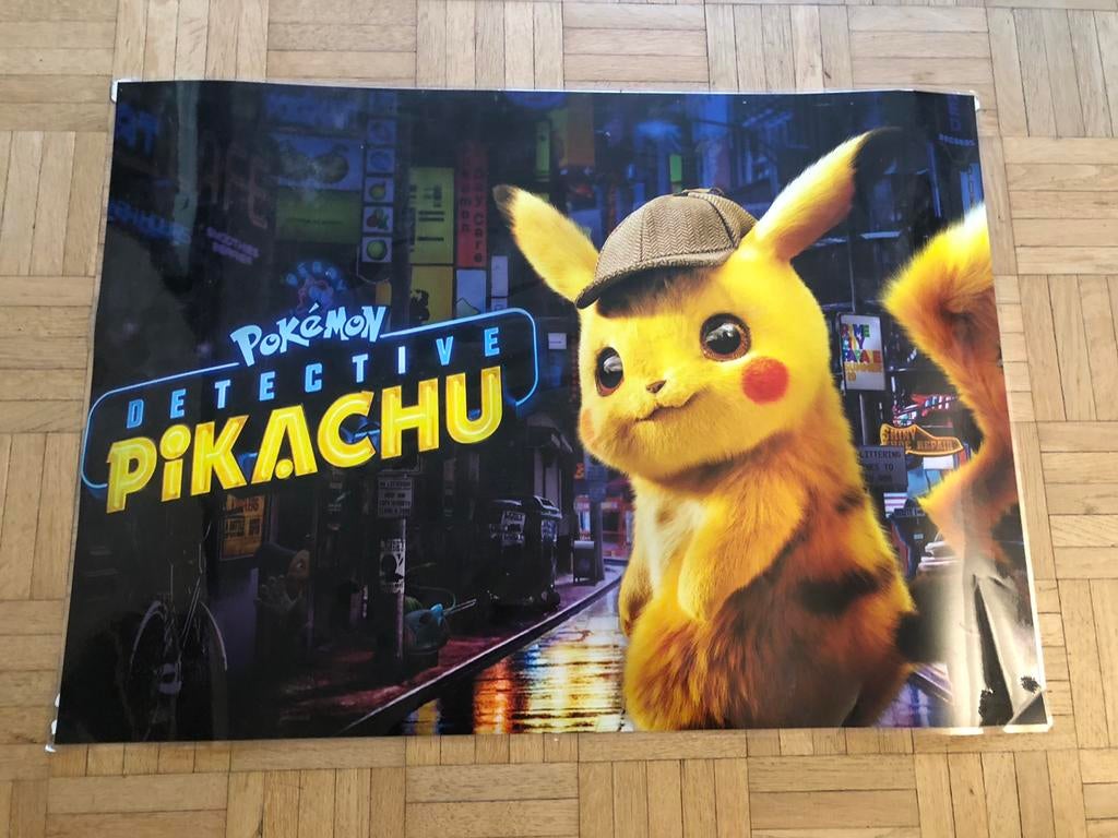 Pikachu-poster - Pokemon - 51x71cm, Ophalen, Gebruikt, Rechthoekig Liggend