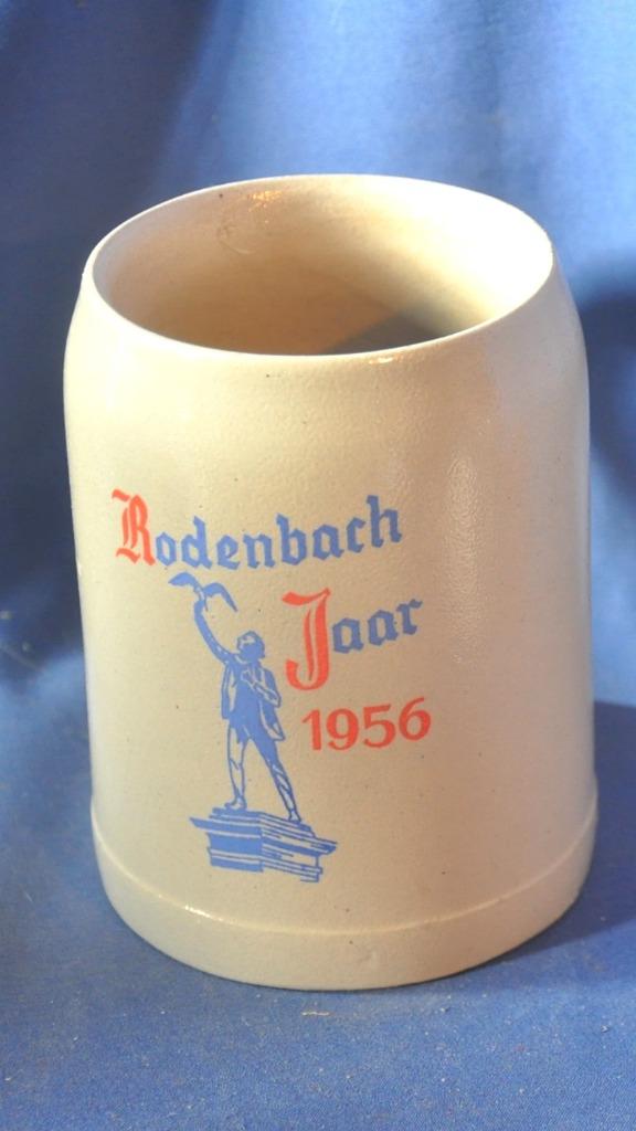 chope en gres rodenbach jaar année 1956, Enlèvement ou Envoi, Comme neuf, Chope(s), Autres marques