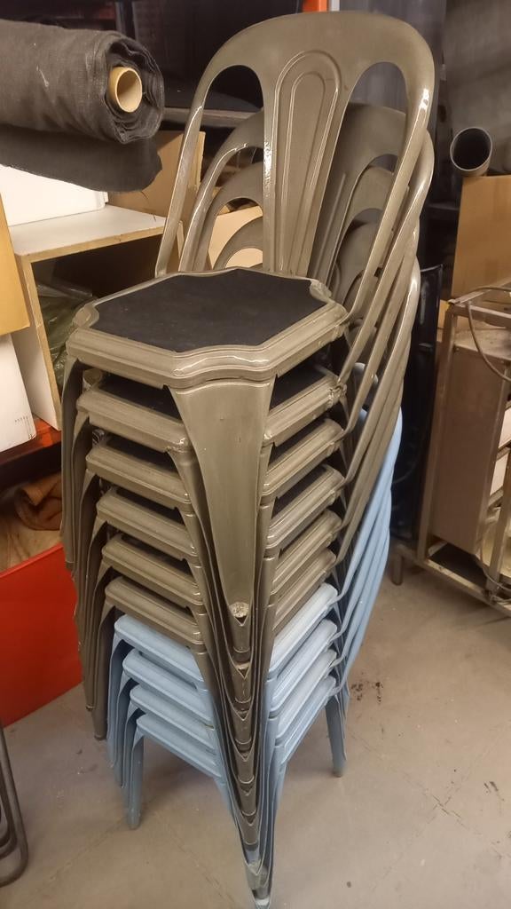 Chaises Fibrocit made in Belgium. 90 eur /p, Antiek en Kunst, Ophalen of Verzenden