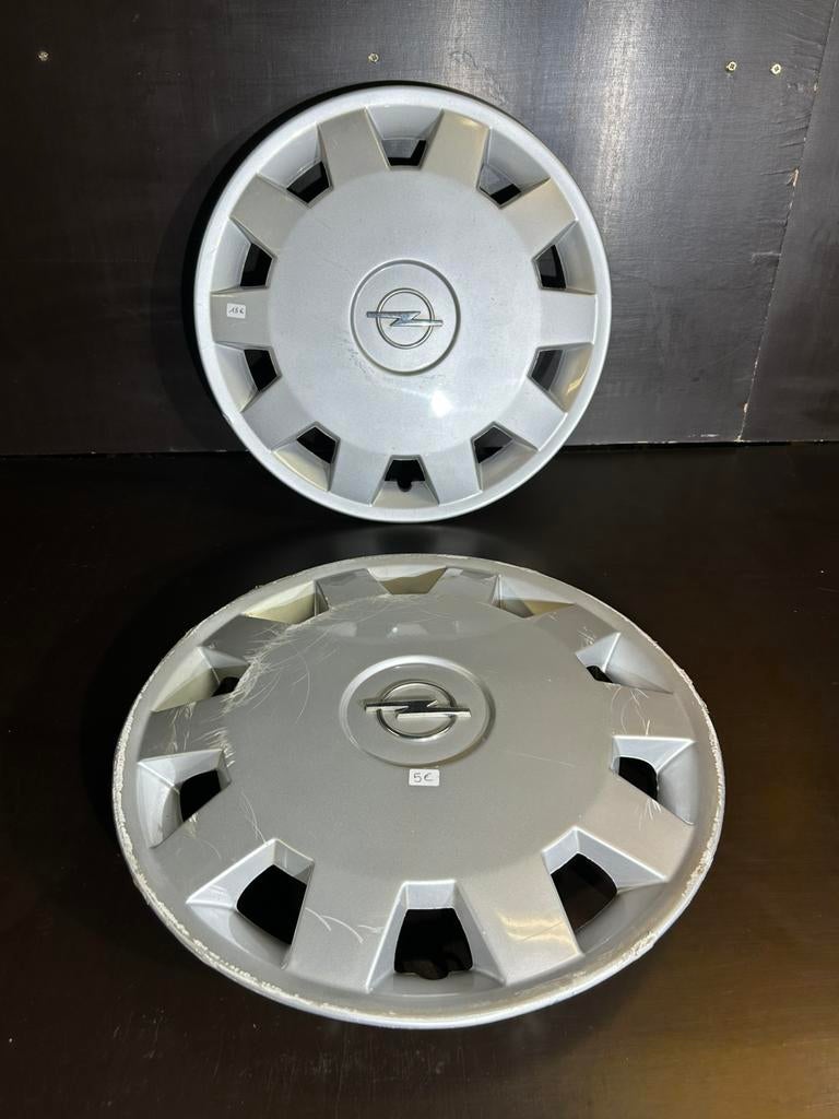 2 enjoliveurs d’origine Opel agila corsa Astra 14", Enlèvement ou Envoi, Utilisé