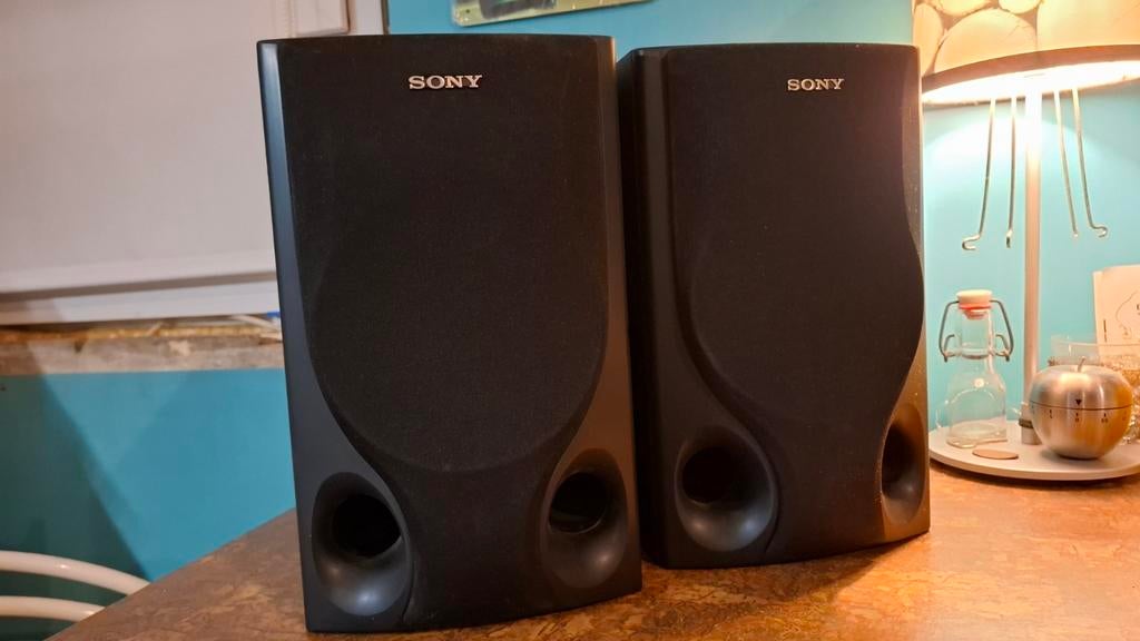 2 Sony luidsprekers SS-H450, Enlèvement, Comme neuf, Sony