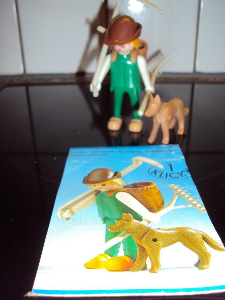 Playmobil 3373 Klicky Boer met hond*VINTAGE*, Kinderen en Baby's, Speelgoed | Playmobil, Ophalen of Verzenden, Gebruikt