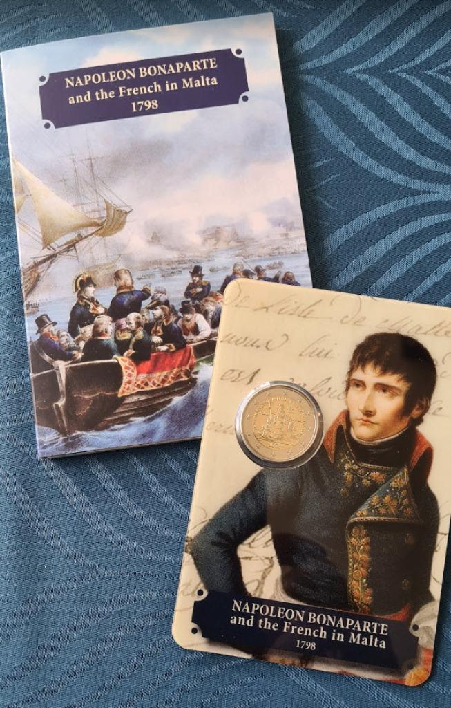 Malta 2023 2 Euro Napoleon Bonaparte, Verzenden, Malta, 2 euro, Setje