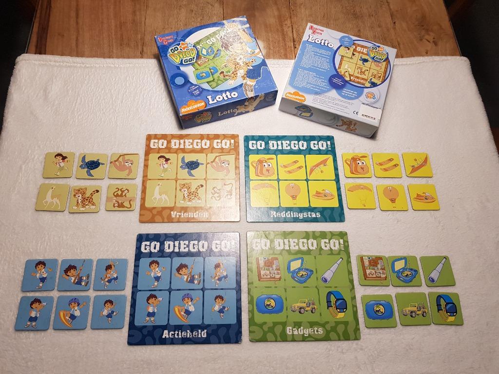 Lottospel Diego, Hobby en Vrije tijd, Drie of vier spelers, Ophalen of Verzenden, Gebruikt, University Games