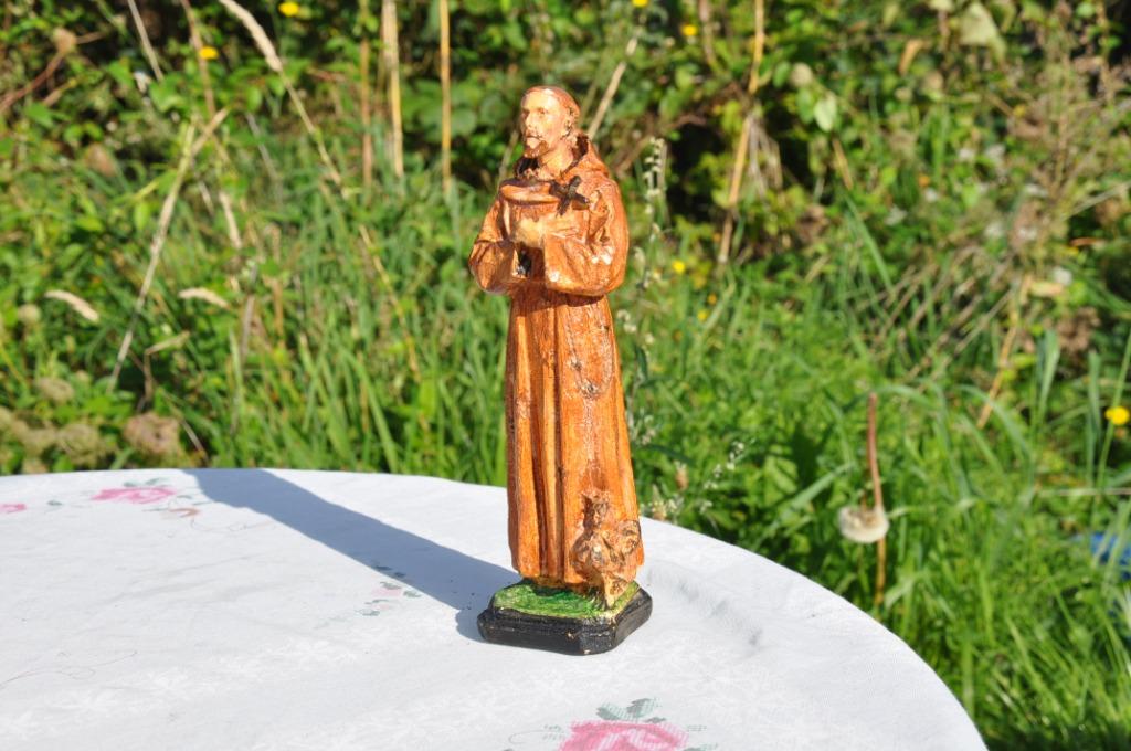 statue religieuse en platre saint françois, Enlèvement ou Envoi