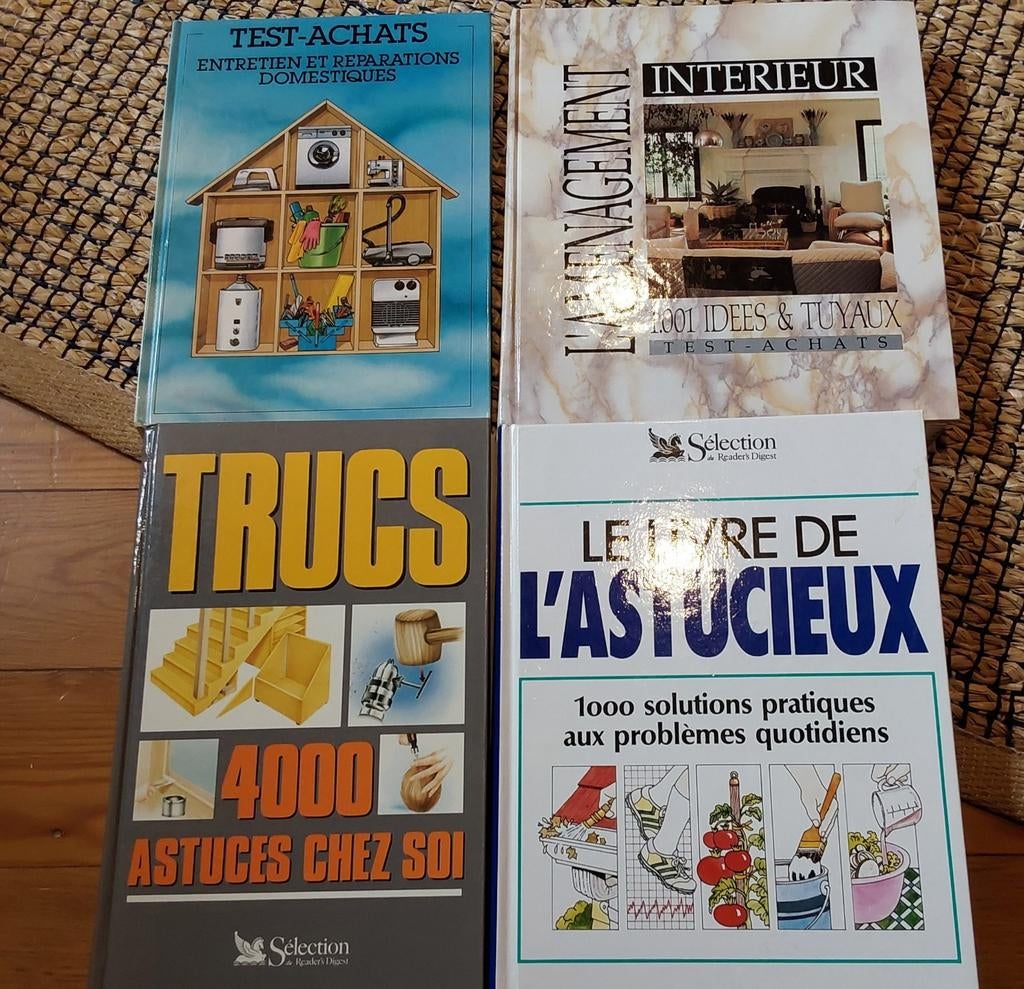 Livres sur aménagement,trucs, astuces,entretien le la maison, Enlèvement ou Envoi, Neuf, Sélection, test achats, Bricolage