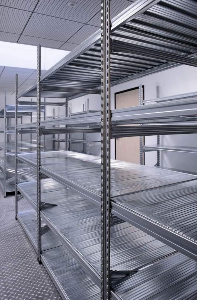 Étagère métallique professionnelle (rayonnage galva), Envoi, Belrack, Info@belrack.com, Belgique