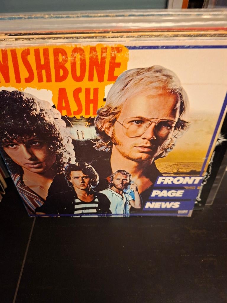 lp - wishbone ash - front page news - bak 1, Ophalen of Verzenden, Gebruikt