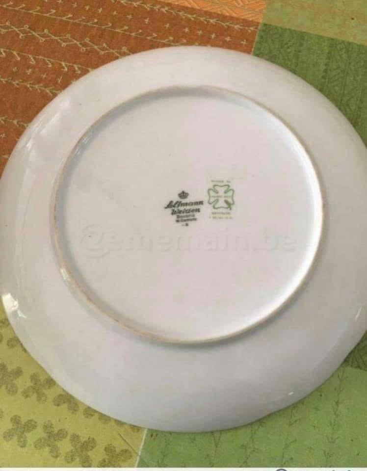 Assiette Noces d’argent – Porcelaine véritable Bavaria, Enlèvement ou Envoi