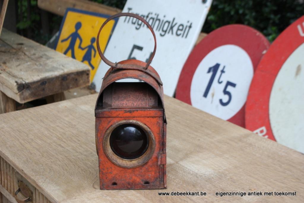 Retro vintage oude seinlamp, Enlèvement ou Envoi