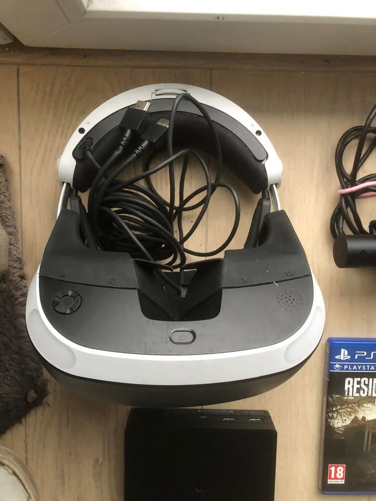 PlayStation 4 VR bril+processor unit+camera +game., Ophalen, Zo goed als nieuw