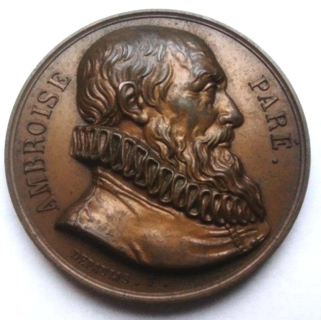 medaille brons 1984 depaulis ambroise paré, Ophalen of Verzenden, Brons