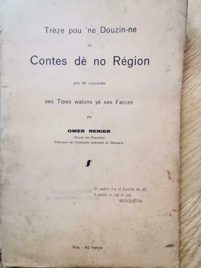 Contes dé no région pa Omer Renier, Ophalen of Verzenden