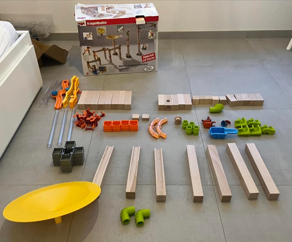 HABA 303968 - grote kogelbaan - Master Construction Kit, Ophalen, Zo goed als nieuw
