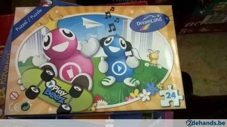 Puzzel play beez 24 stukken, Kinderen en Baby's, Speelgoed | Kinderpuzzels, Ophalen, Gebruikt