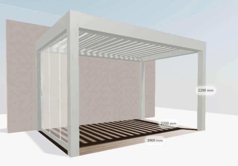 Terras overkapping (Renson Camargue-Veranda), te bieden, Enlèvement ou Envoi, Neuf, Autres types, Avec auvent